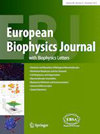 EUROPEAN BIOPHYSICS JOURNAL WITH BIOPHYSICS LETTERS杂志封面